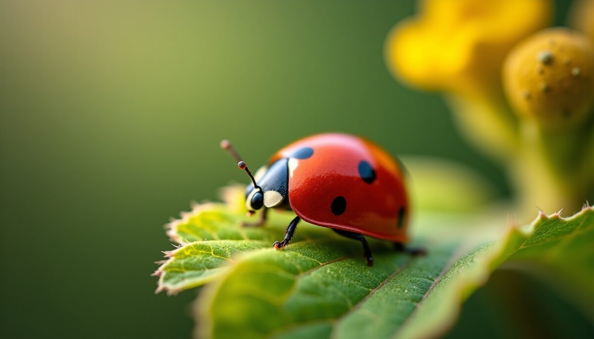 La coccinelle rouge : porte-bonheur et gardienne bienveillante de nos jardins