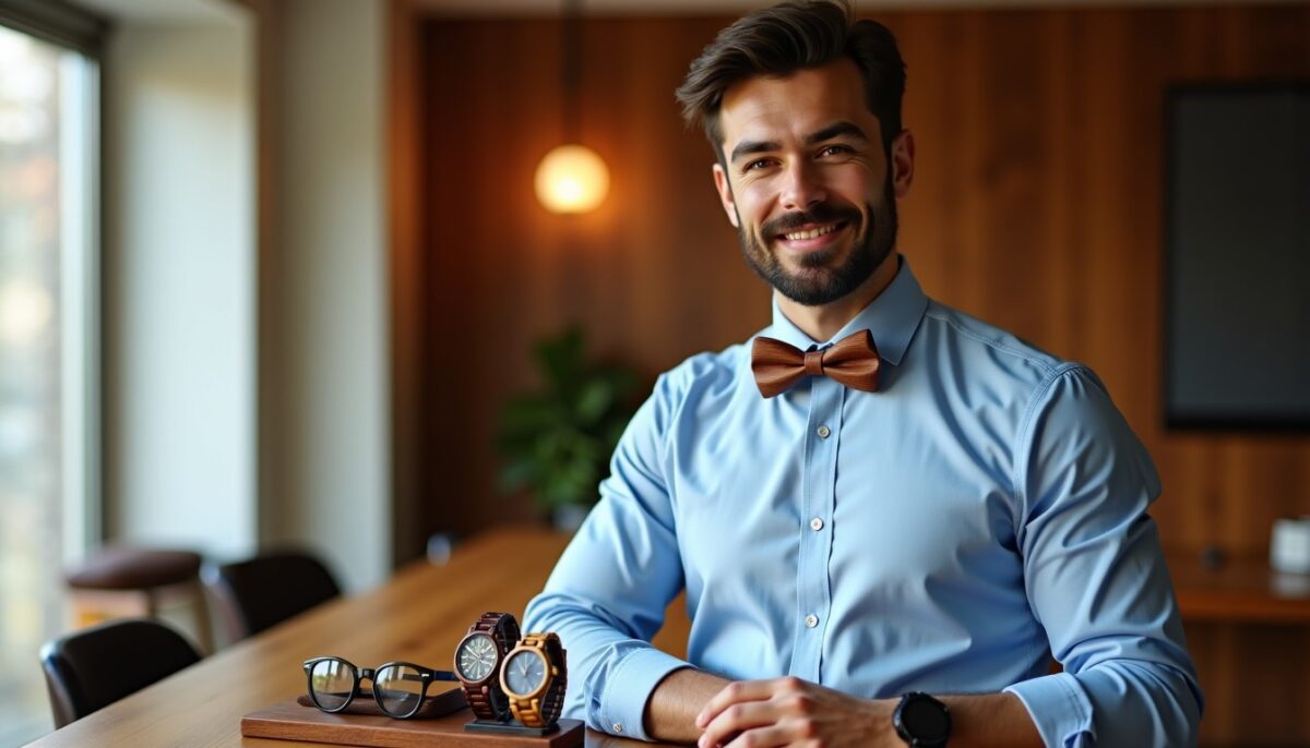 Charme Bois : Découvrez Notre Collection Élégante de Nœuds Papillon, Montres et Lunettes en Bois pour Homme