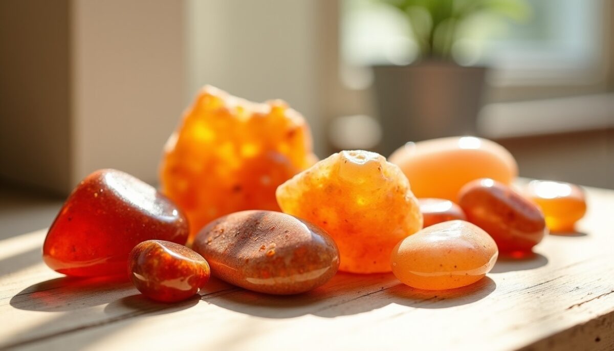 Les Pierres Oranges en Lithothérapie : Découverte de Leurs Vertus, Significations, Bienfaits Thérapeutiques et Harmonisation des Chakras