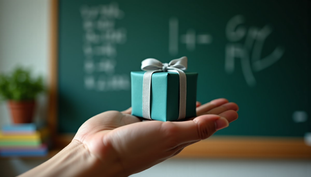 Budget cadeau enseignant : fourchettes de prix par occasion