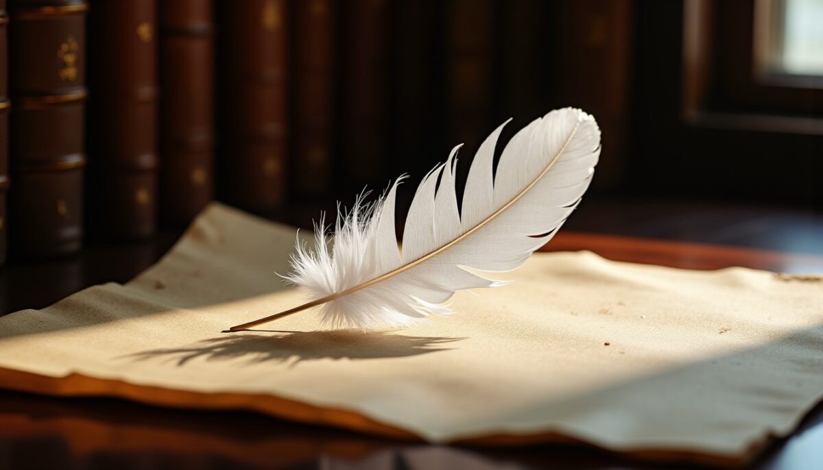 La plume blanche démystifiée : exploration de sa signification et de son puissant symbolisme